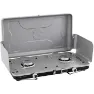 Outwell Merapi Pro Duo Deluxe Gasskomfyr For Camping, Silver grey, One Size