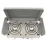 Outwell Merapi Pro Duo Gasskomfyr For Camping, Silver grey, One Size