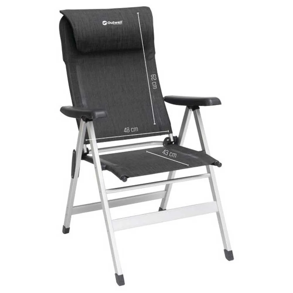 Outwell Milton Lenestol Refurbished, Black, One Size Outwell Milton Lenestol Refurbished, Black, One Size