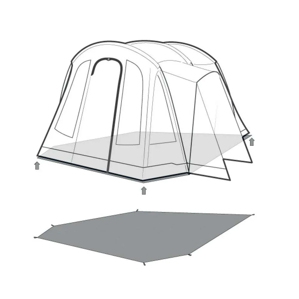 Outwell Nevada 4 Beskyttende Fotavtrykk, Black / grey, 475 x 260cm Outwell Nevada 4 Beskyttende Fotavtrykk, Black / grey, 475 x 260cm