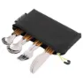 Outwell Pouch Deluxe Bestikksett, Brown, One Size
