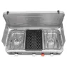 Outwell Rukutu Gasskomfyr For Camping 3 Brennere, Black, One Size