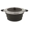 Outwell Sammenleggbar Gryte Med Lokk, Midnight black, One Size