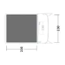 Outwell San Antonio 2 Air Beskyttende Fotavtrykk, Black / grey, 250 x 230cm