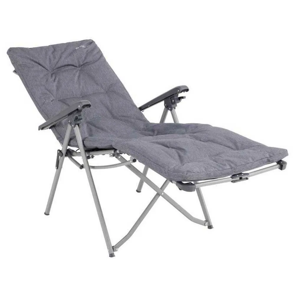 Outwell Torch Lake Chair With Fotstøtte, Black / grey, One Size