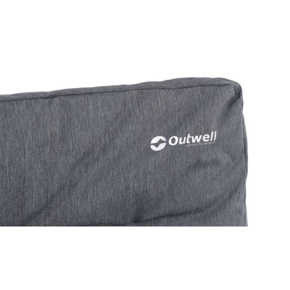 Outwell Torch Lake Chair With Fotstøtte, Black / grey, One Size