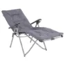 Outwell Torch Lake Chair With Fotstøtte, Black / grey, One Size