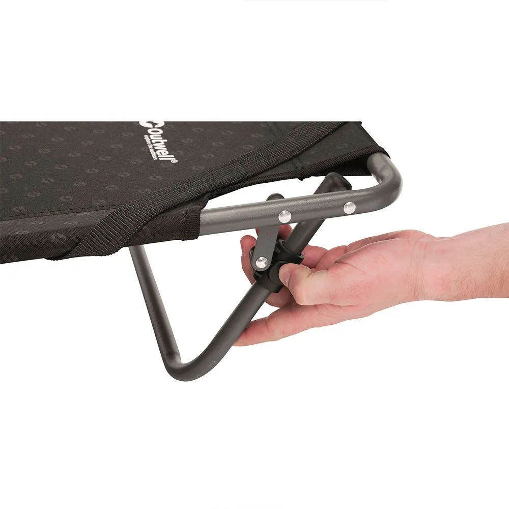 Outwell Tostado Folding Camping Seng, Black, 193 x 63 x 22cm