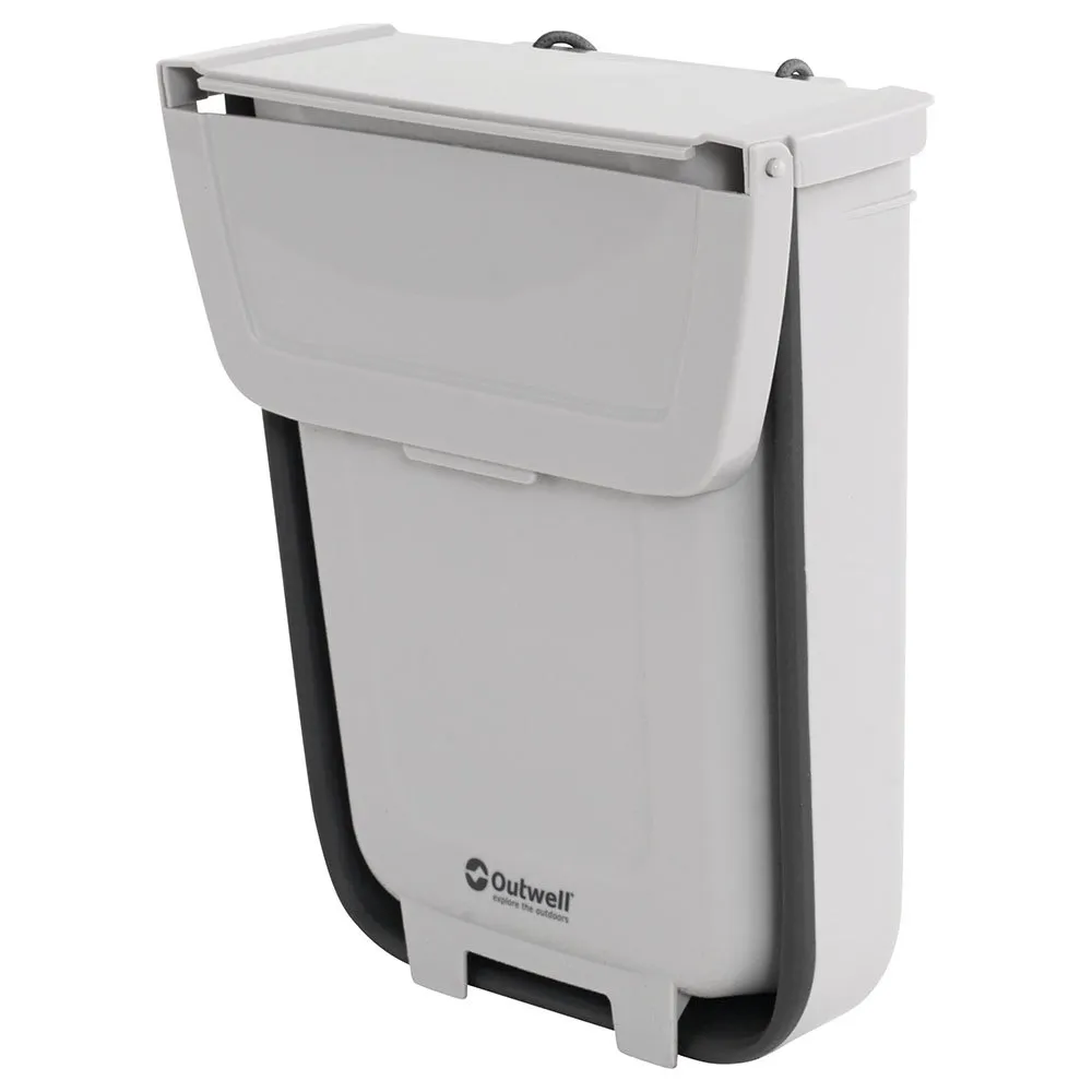 Outwell Varebil Med Sammenleggbart Søppelspann 8l, White, One Size