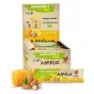 OVERSTIM.s Amelix Bio Honey Energibar Boks Sitron 25g 30 Enheter, Yellow, One Size