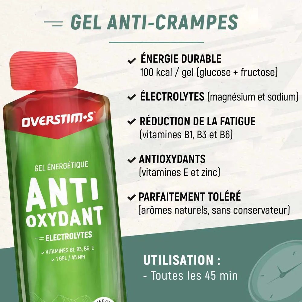 OVERSTIM.s Aox Boks Med Energigeler Grønt Eple 34g 10 Enheter, Multicolor, One Size OVERSTIM.s Aox Boks Med Energigeler Grønt Eple 34g 10 Enheter, Multicolor, One Size