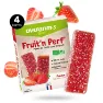 OVERSTIM.s Boks Med Bio-energibarer Jordbær 25g 12 Enheter, Red, One Size