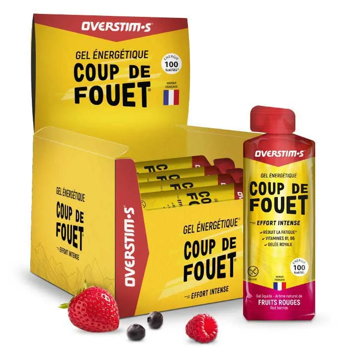 OVERSTIM.s Coup De Fouet Boks Med Energigeler Røde Frukter 34g 36 Enheter, Multicolor, One Size OVERSTIM.s Coup De Fouet Boks Med Energigeler Røde Frukter 34g 36 Enheter, Multicolor, One Size