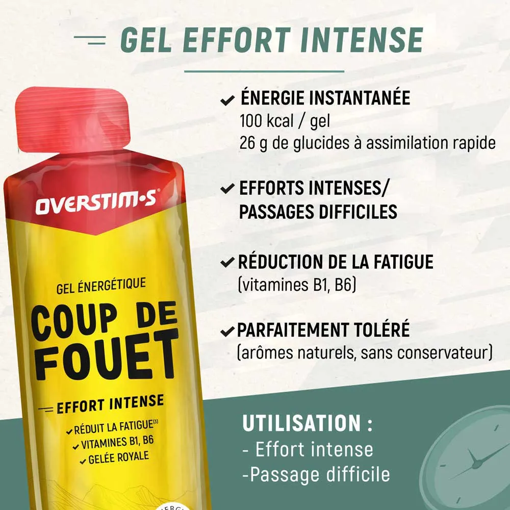 OVERSTIM.s Coup De Fouet Boks Med Energigeler Sitron 34g 36 Enheter, Multicolor, One Size OVERSTIM.s Coup De Fouet Boks Med Energigeler Sitron 34g 36 Enheter, Multicolor, One Size