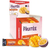 OVERSTIM.s Fruitee Energibar Boks Pasjonsfrukt Og Fersken 30g 35 Enheter