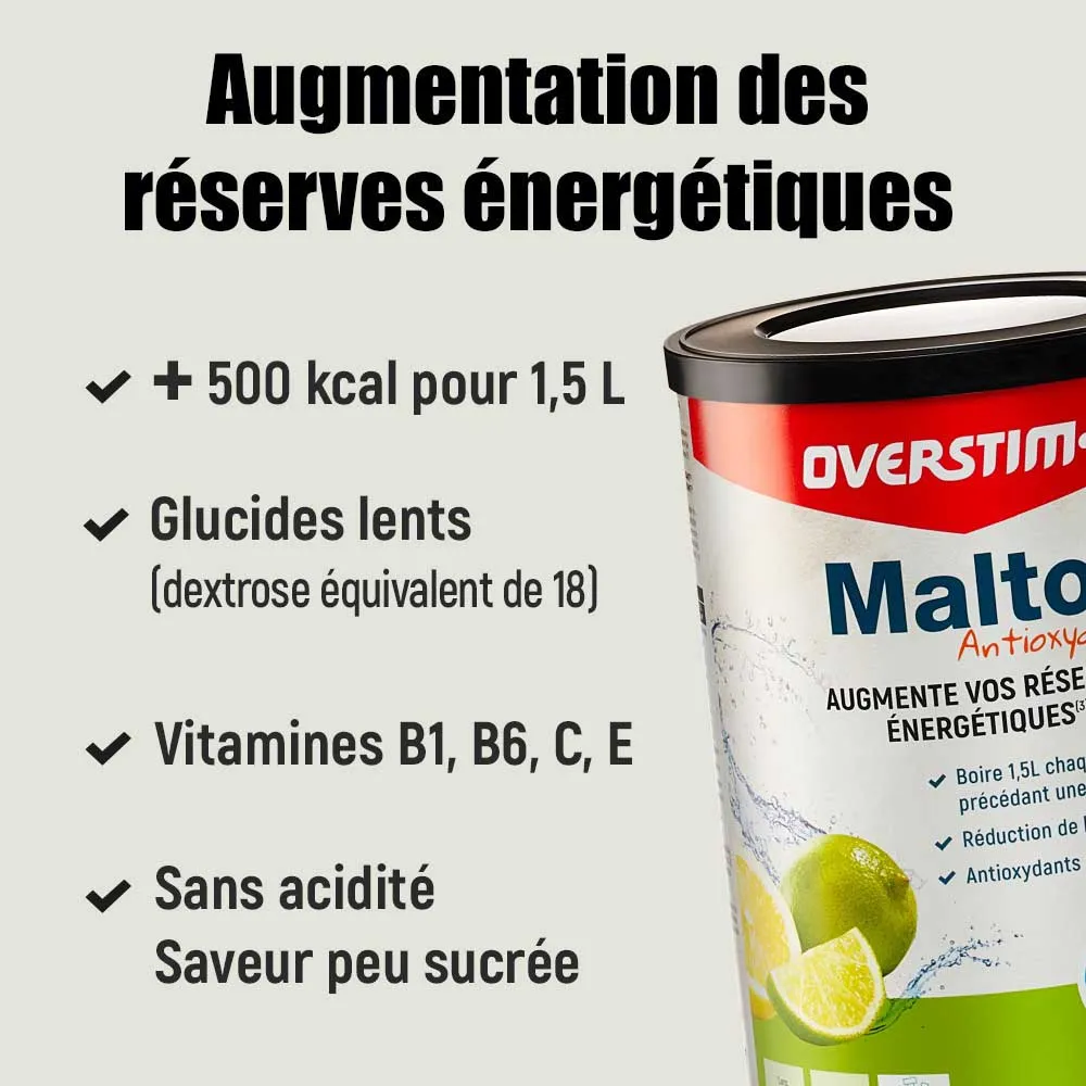 OVERSTIM.s Malto Aox Energidrikkpulver Nøytral Smak 450g, Multicolor, One Size OVERSTIM.s Malto Aox Energidrikkpulver Nøytral Smak 450g, Multicolor, One Size