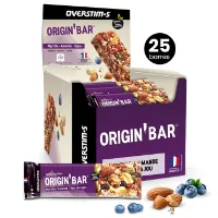 OVERSTIM.s Origin Bar Energibar Boks Cashewnøtter Og Peanøtter 25 Enheter