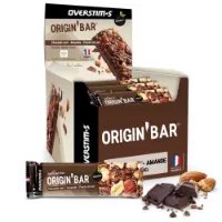 OVERSTIM.s Origin Bar Energibar Boks Mørk Sjokolade Og Mandler 25 Enheter OVERSTIM.s Origin Bar Energibar Boks Mørk Sjokolade Og Mandler 25 Enheter
