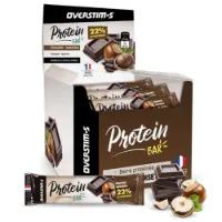 OVERSTIM.s Proteic Energibar Boks Sjokolade Og Hasselnøtt 32 Enheter OVERSTIM.s Proteic Energibar Boks Sjokolade Og Hasselnøtt 32 Enheter