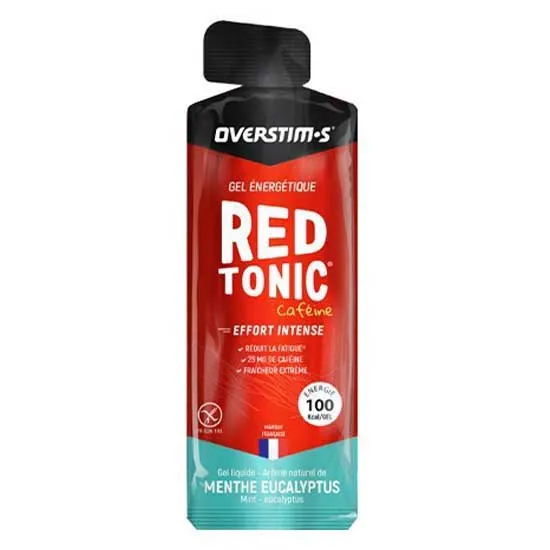 OVERSTIM.s Red Tonic Sprint Air Boks Med Energigeler Mynthe Og Eukalyptus 34g 36 Enheter, Multicolor, One Size