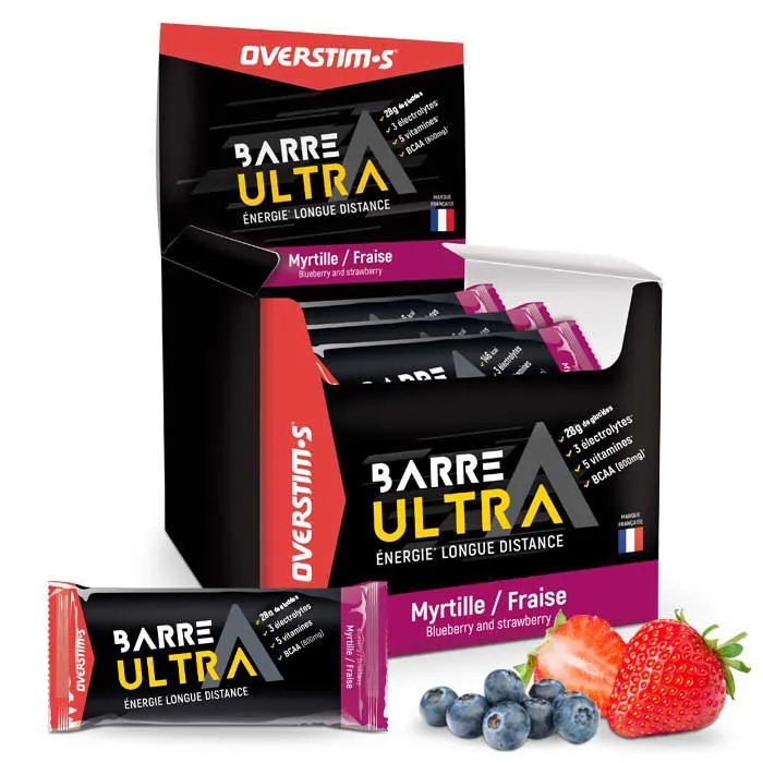 OVERSTIM.s Ultra Energibar Boks Blåbær Og Jordbær 40g 28 Enheter, Multicolor, One Size OVERSTIM.s Ultra Energibar Boks Blåbær Og Jordbær 40g 28 Enheter, Multicolor, One Size