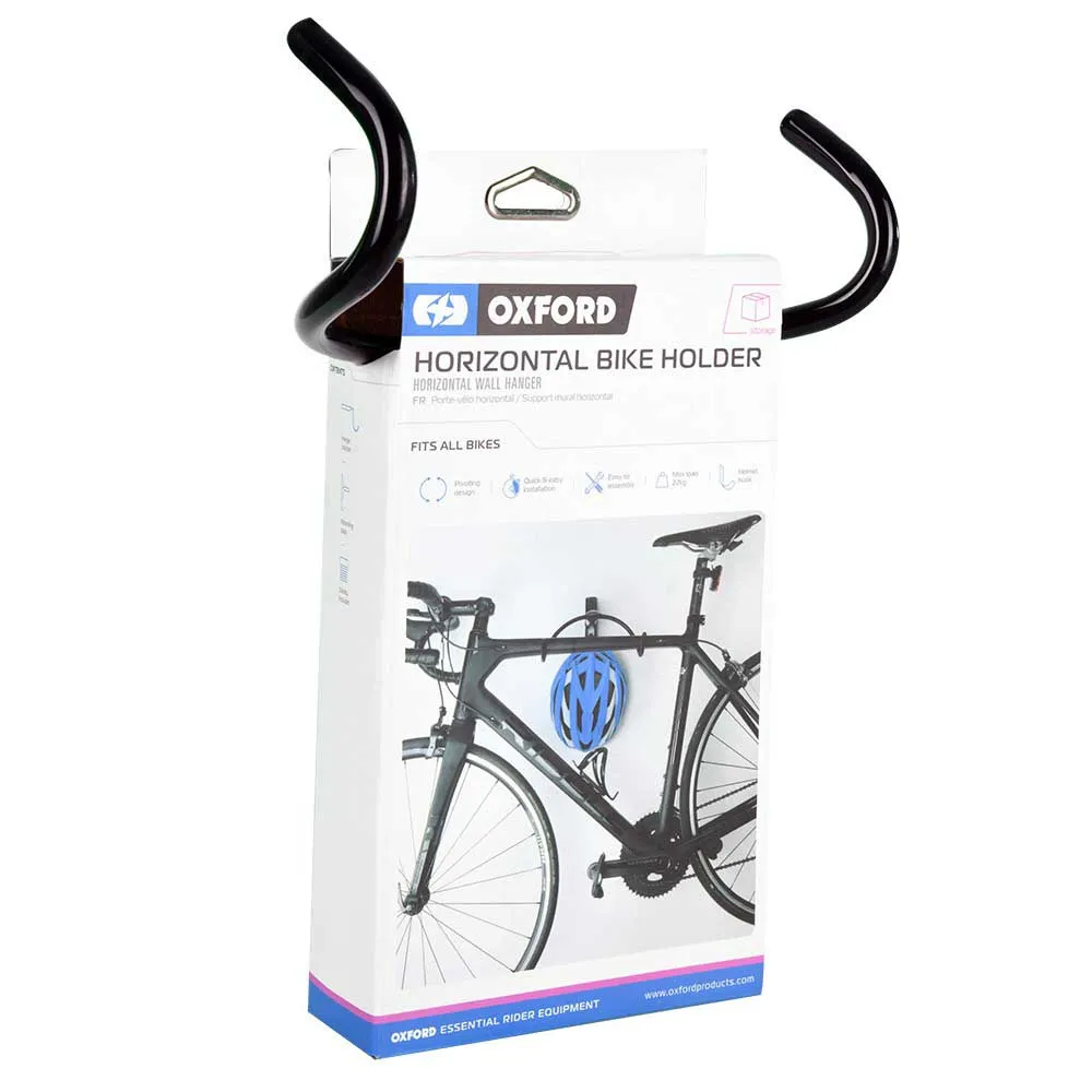OXC Horizontal Veggmontert Sykkelholder, Black, One Size OXC Horizontal Veggmontert Sykkelholder, Black, One Size