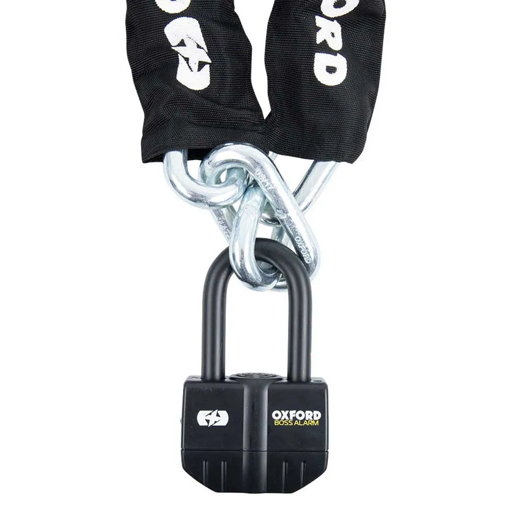 Oxford Boss Alarm Kjedelås, Black / white, One Size Oxford Boss Alarm Kjedelås, Black / white, One Size