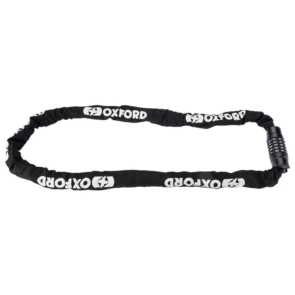 Oxford Gp Combi 8 Mm Kjedelås, Black / white, One Size Oxford Gp Combi 8 Mm Kjedelås, Black / white, One Size