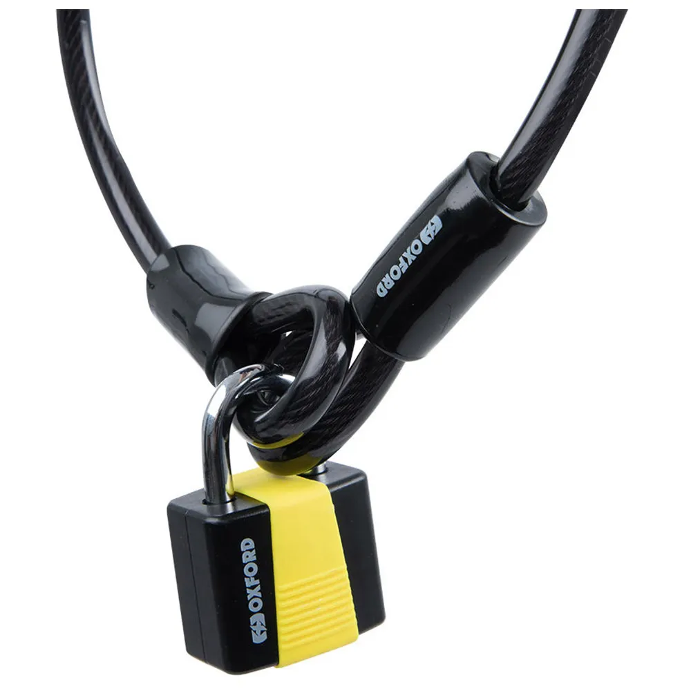Oxford Loop Kabellås, Black, 15mm x 2m