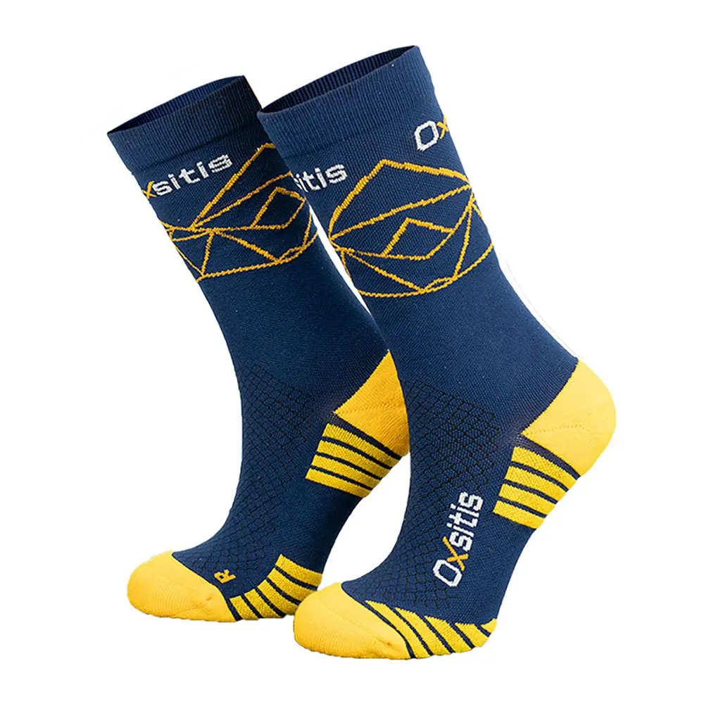 Oxsitis Adventure Half Lange Sokker male, Blue / yellow Oxsitis Adventure Half Lange Sokker male, Blue / yellow