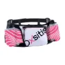 Oxsitis Flaskbelt 42 Midjeveske unisex, White / pink
