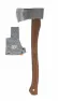 Øyo Bushcraft Axe, Brown/grey, One Size