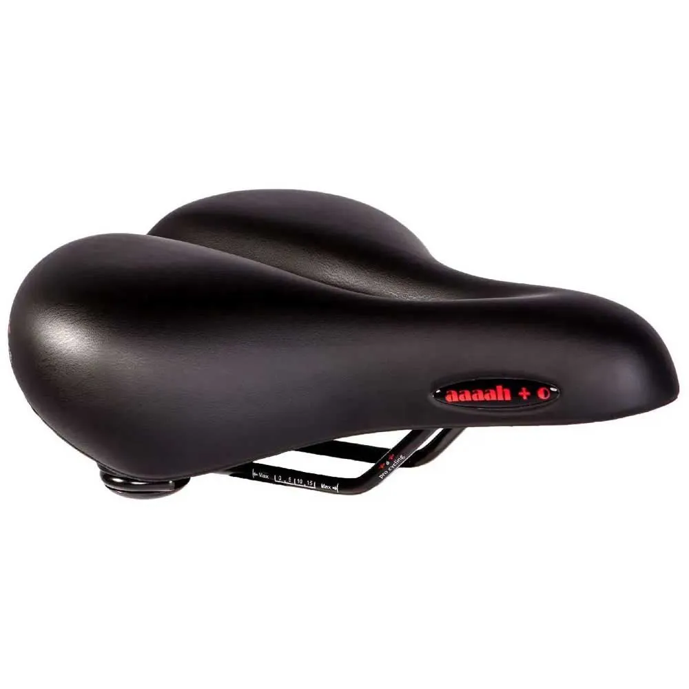 P&p Aaah+0 Sykkelsete, Black, 210mm