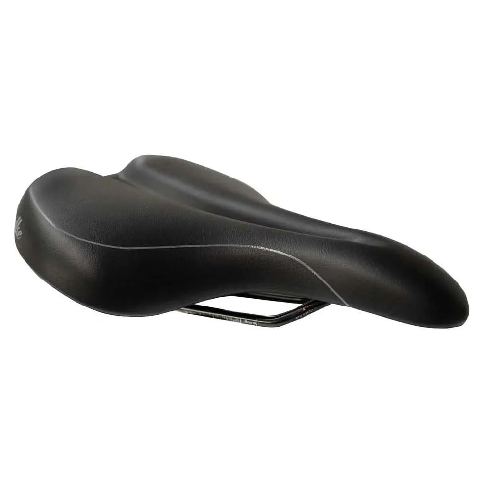 P&p Engelke Sykkelsete, Black, 199mm