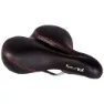 P&p Küstentour Sykkelsete, Black / red, 205mm