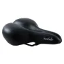 P&p Nordich Elastomer Sykkelsete, Black, 210mm
