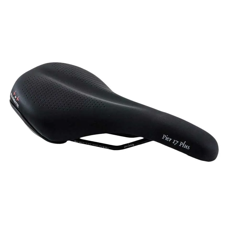 P&p Pier 17 Plus Sykkelsete, Black, 165mm
