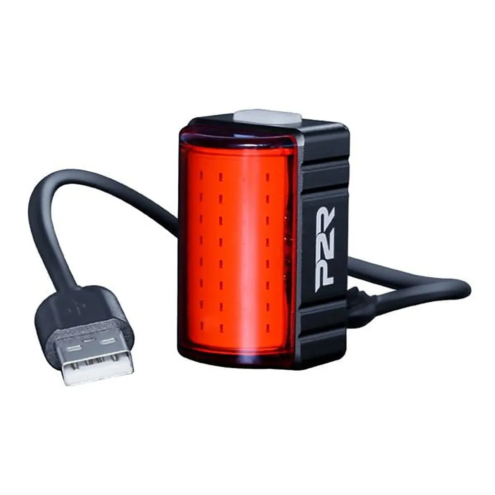 P2R Lumoix 70 Sykkellyktesett, Black / red, 600 / 100 Lysstyrker P2R Lumoix 70 Sykkellyktesett, Black / red, 600 / 100 Lysstyrker
