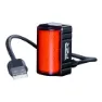 P2R Lumoix 70 Sykkellyktesett, Black / red, 600 / 100 Lysstyrker