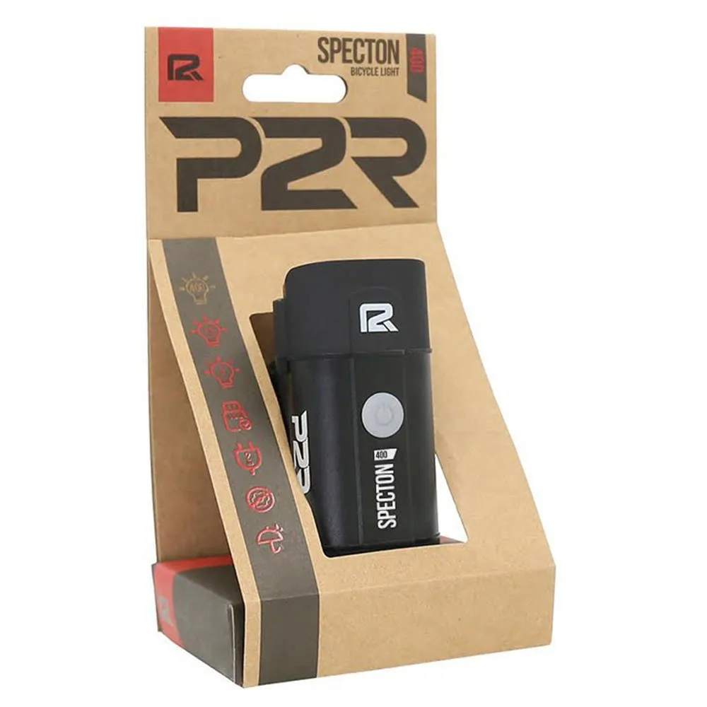 P2R Specton 400 Frontlys, Black, 400 Lysstyrker P2R Specton 400 Frontlys, Black, 400 Lysstyrker