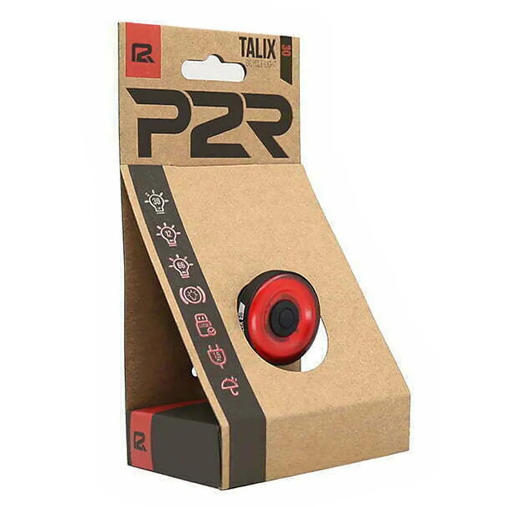 P2R Talix 30 Baklys, Black / red, 30 Lysstyrker P2R Talix 30 Baklys, Black / red, 30 Lysstyrker