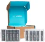 Pale Blue Sustainability Kit 8xAA/8xAAA Inkludert 1 USB-4x Micro-USB ladekabel