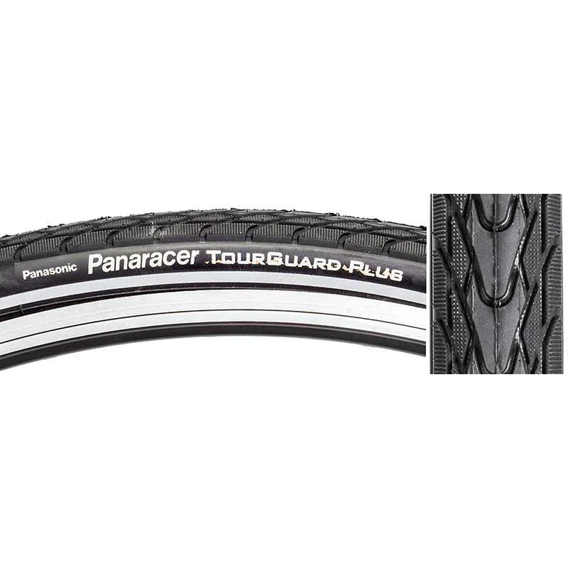 Panaracer Tour Guard Plus 26´´ X 1.75 Urban Stive Sykkeldekk, Black, 26" x 1.75