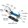 Park Tool IB-3 Multiverktøy, Blue, 1.5-8mm