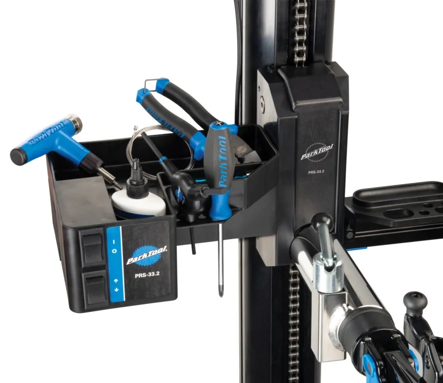 Park Tool PRS-33.2 Power Lift Stativ, Black / blue, One Size