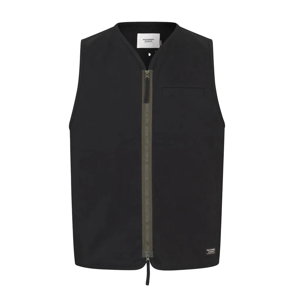 Pas Normal Studios Off Race Cottton Twill Vest