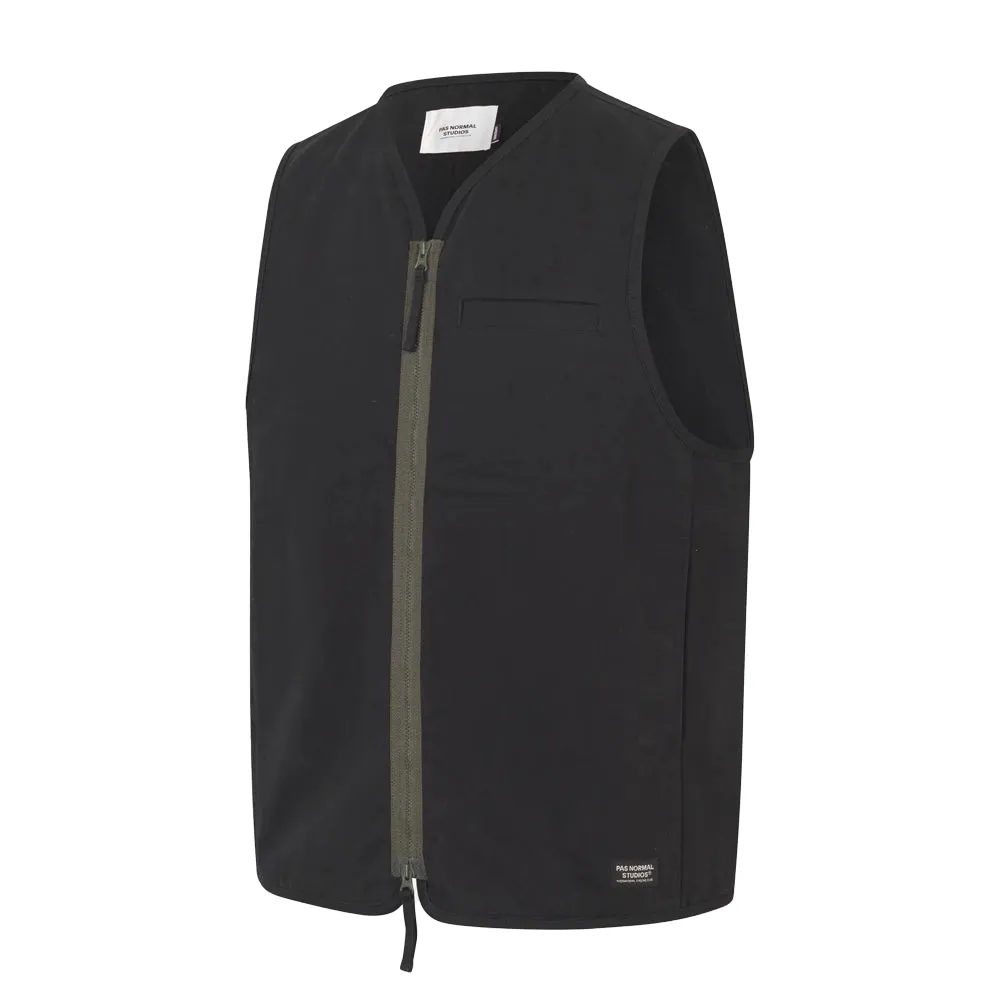 Pas Normal Studios Off Race Cottton Twill Vest