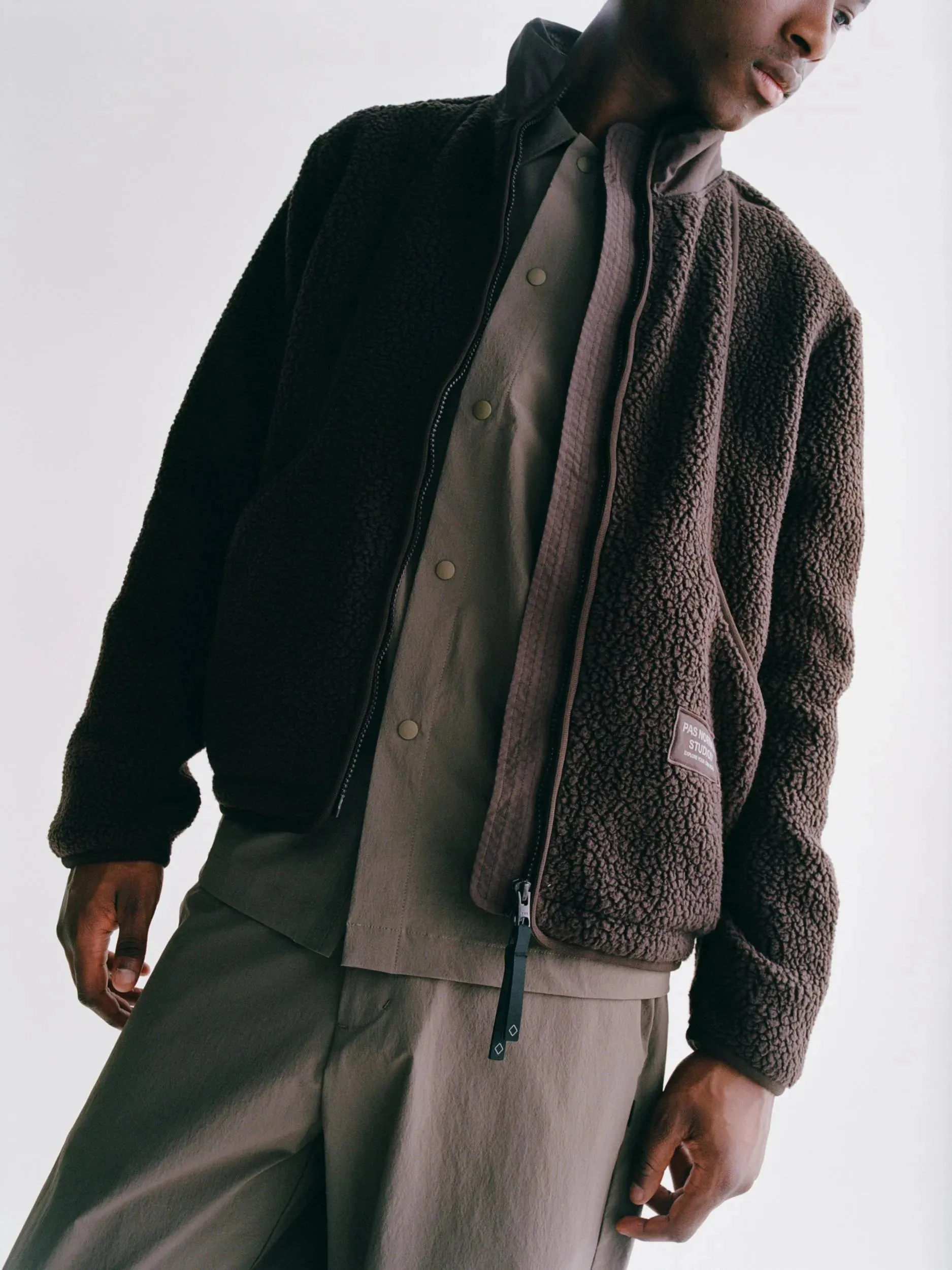 Pas Normal Studios Off Race Pile Fleece Jacket Pas Normal Studios Off Race Pile Fleece Jacket