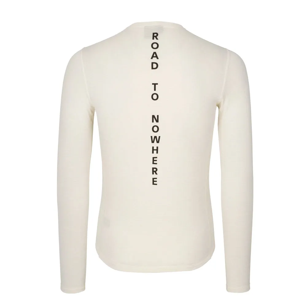 Pas Normal Studios Thermal Long Sleeve Women Baselayer, Off white Pas Normal Studios Thermal Long Sleeve Women Baselayer, Off white
