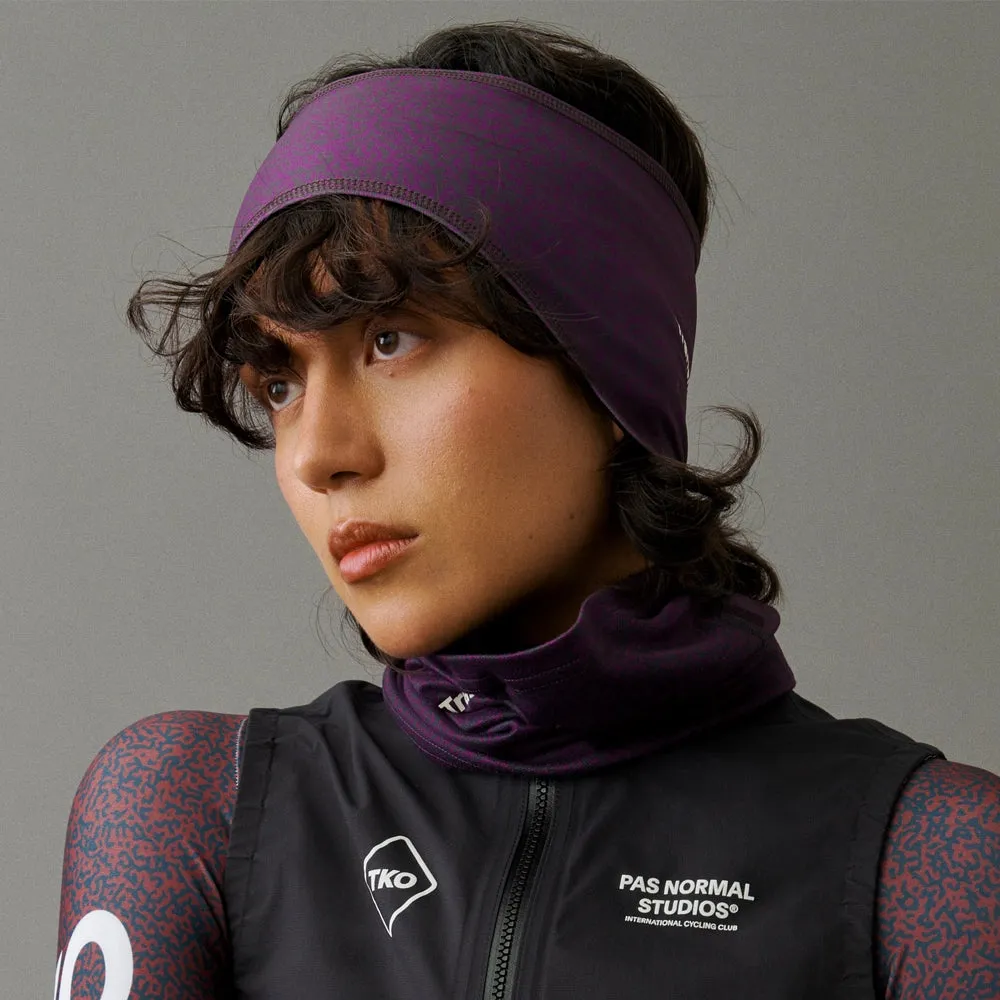 Pas Normal Studios TKO Headband Men/Women, Dark purple transmission Pas Normal Studios TKO Headband Men/Women, Dark purple transmission